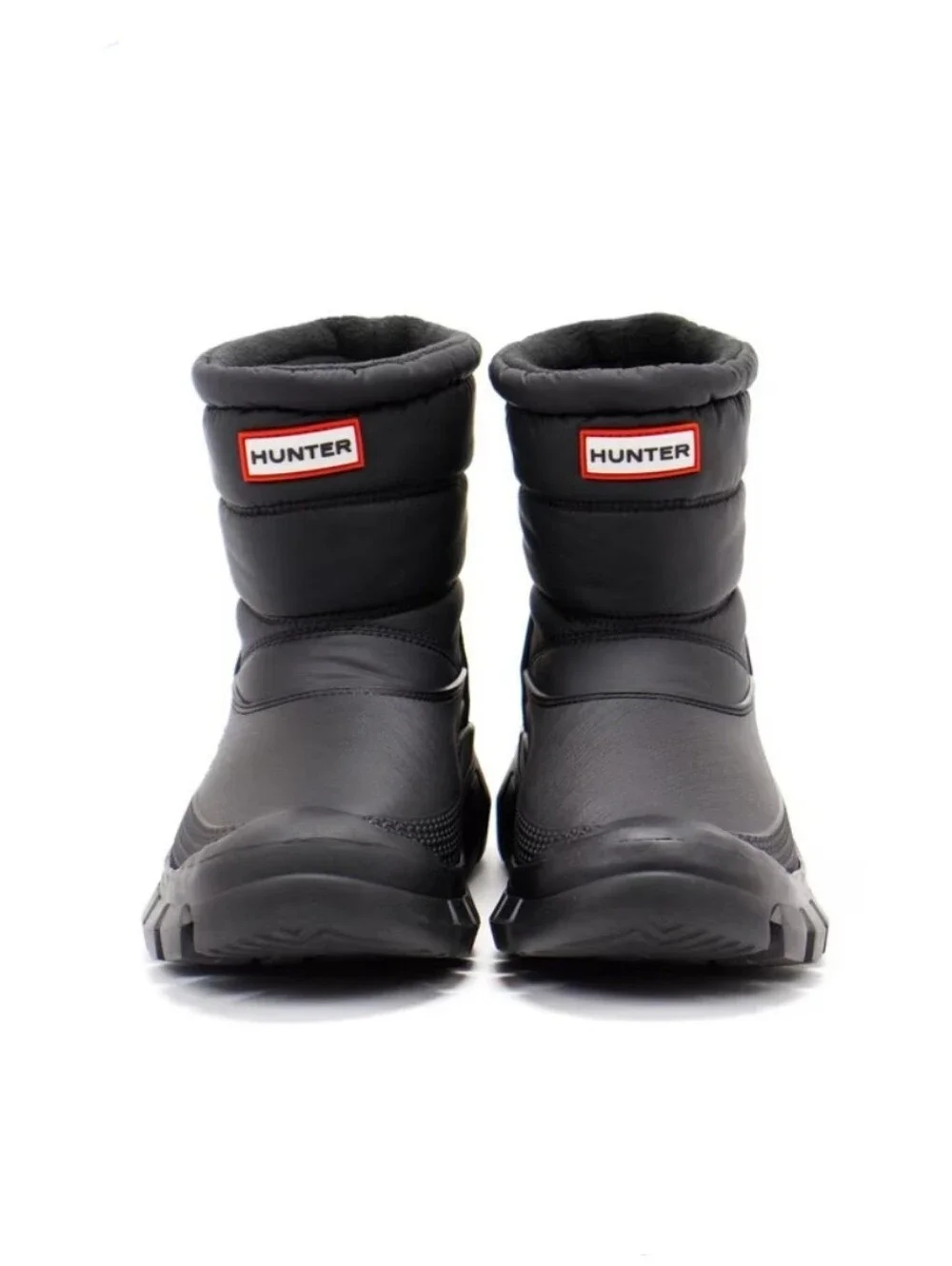 Hunter Women’s Intrepid Short Snow Boot Pull-On Black Insulated US 7 EU 38 UK 5